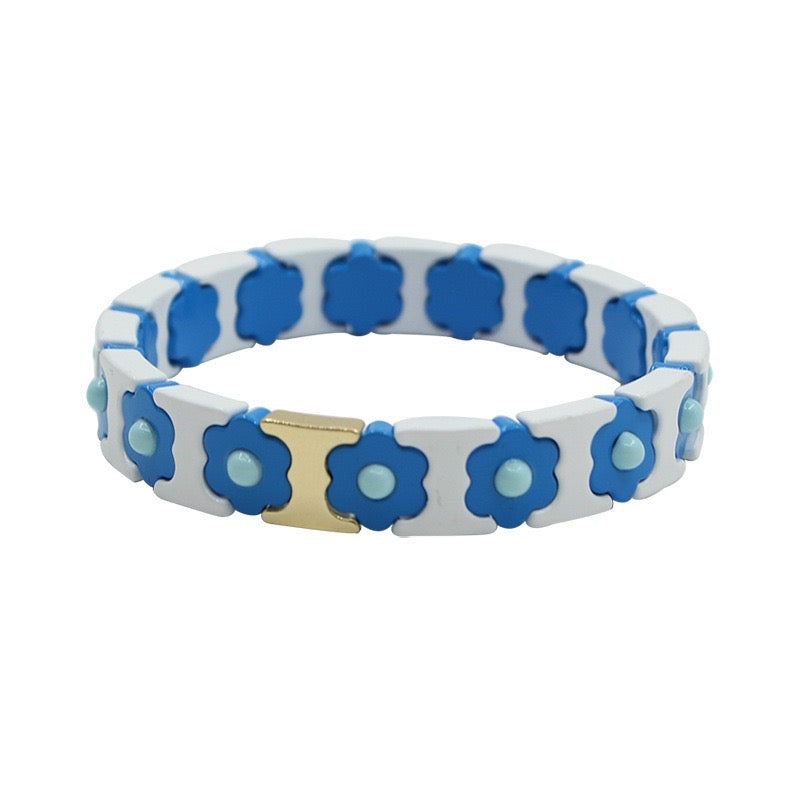 ‘Daisy’ Enamel Bracelets